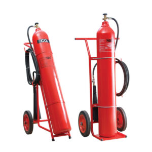 CO2 trolley type fire extinguishers