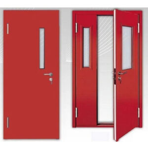 fire door with vision panel