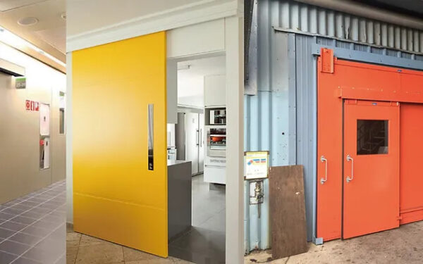 fire rated double pocket doors