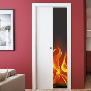 pocket fire door